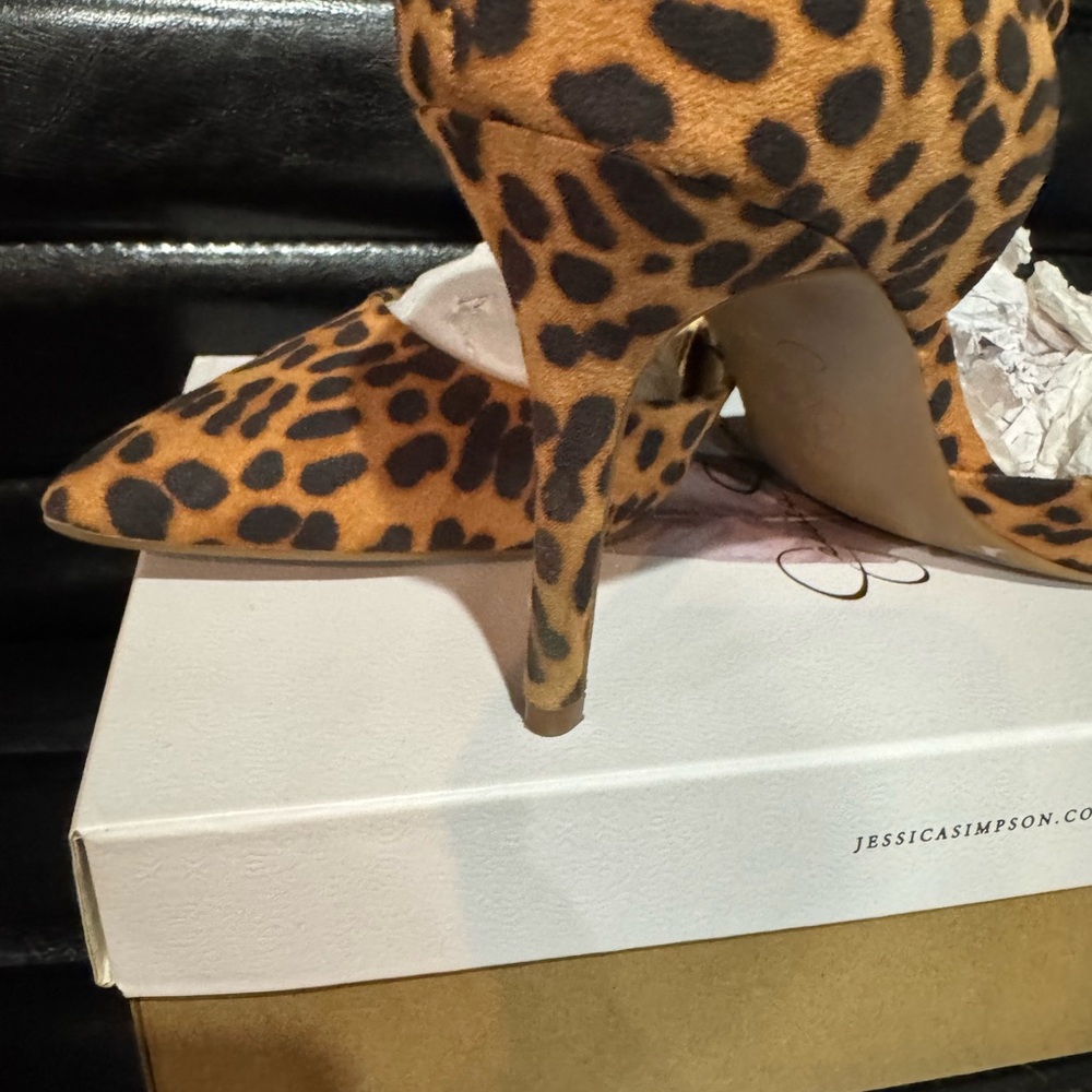 Jessica Simpson Animal Print Heels - Picture 7 of 9
